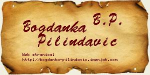 Bogdanka Pilindavić vizit kartica